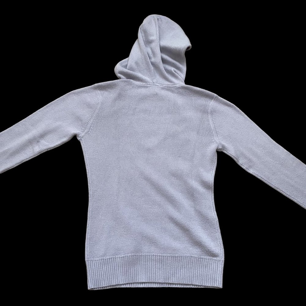 Women's gray sweater pullover Hillard & Hanson & GAP Sweater Hoodie Full Zip - Picture 3 of 9